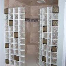 Summit Brick Company | Glass Block | Shower